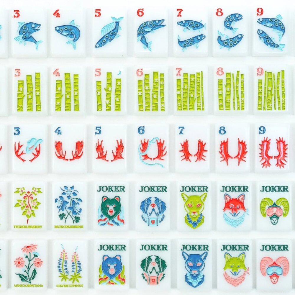 The Mahjong Line - Mountain Line Big Sky Mahjong Tiles & Accessories - Picture 2 of 12